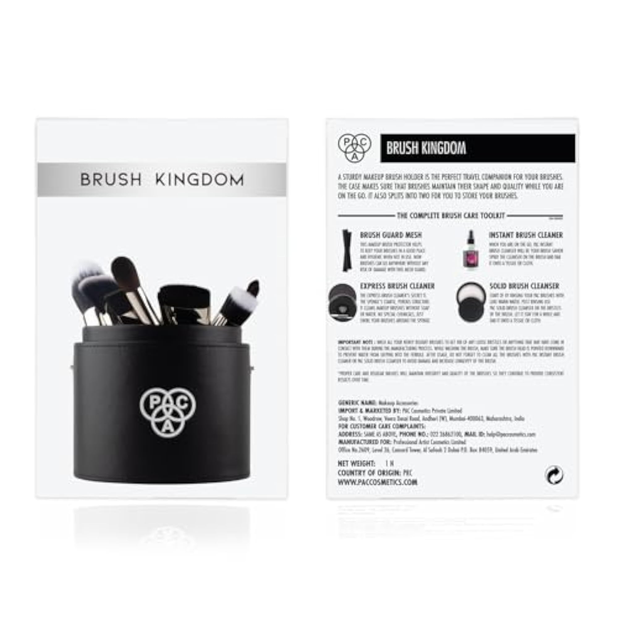 Travel Friendly Makeup Brush Holder for Women